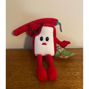 1999 Rudolph Misfit Water Jelly Pistol Island Misfit Toys 7" Plush NWT